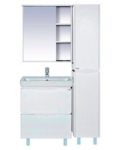 Венера - 70 Зеркало-шкаф лев. со светом белое