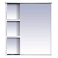 Венера - 70 Зеркало-шкаф прав. со светом белое