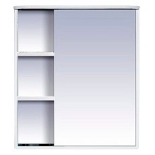 Венера - 70 Зеркало-шкаф прав. со светом белое