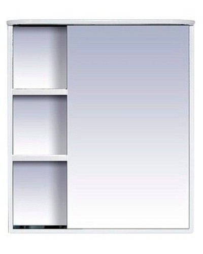 Венера - 70 Зеркало-шкаф прав. со светом белое