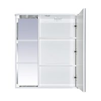 Венера - 70 Зеркало-шкаф прав. со светом белое