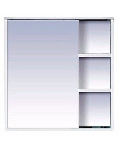 Венера - 80 Зеркало-шкаф лев. со светом белое