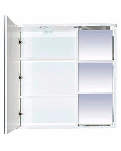 Венера - 80 Зеркало-шкаф лев. со светом белое