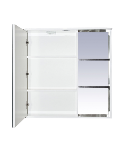 Венера - 80 Зеркало-шкаф лев. со светом комбинированное