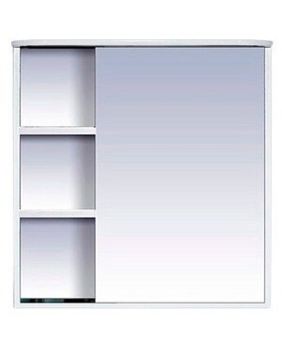 Венера - 80 Зеркало-шкаф прав. со светом белое