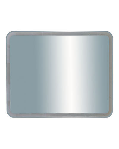 3 Неон - Зеркало LED 1000х800 сенсор на корпусе (с круглыми углами)