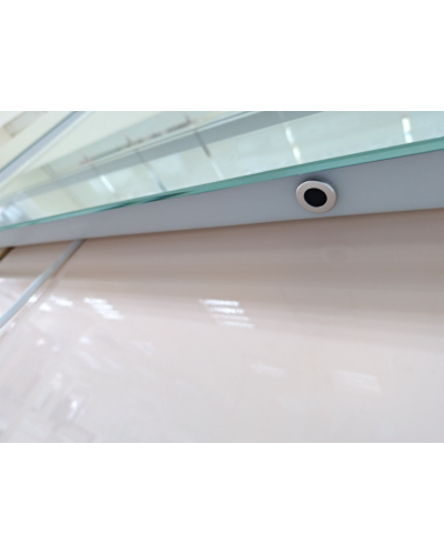 3 Неон - Зеркало LED 1000х800 сенсор на корпусе (с круглыми углами)