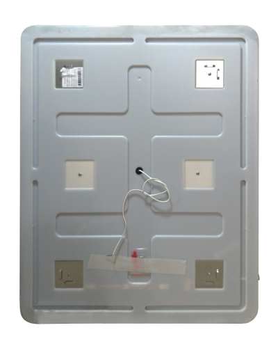 3 Неон - Зеркало LED 1000х800 сенсор на корпусе (с круглыми углами)