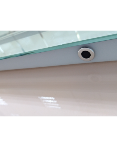 3 Неон - Зеркало LED  500х800 сенсор на корпусе (с круглыми углами)