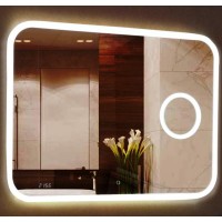 СТАЙЛ "B 135" Зеркало 1000*700 с увеличительным зеркалом, часами
