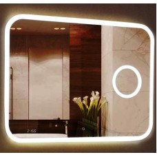 СТАЙЛ "B 135" Зеркало 800*600 с увеличительным зеркалом, часами
