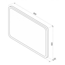 СТАЙЛ D1 зеркало  800*600