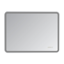 СТАЙЛ D13  Зеркало 800*600 с часами