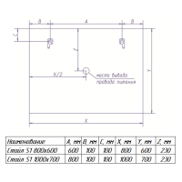СТАЙЛ S1 Зеркало 1000*700