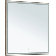 Зеркало Aquanet Nova Lite 75 249513 с подсветкой Дуб рустикальный