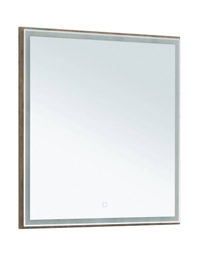 Зеркало Aquanet Nova Lite 75 249513 с подсветкой Дуб рустикальный