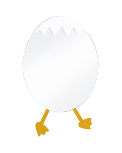 Зеркало Creavit Ducky DC30035-B детское Желтое