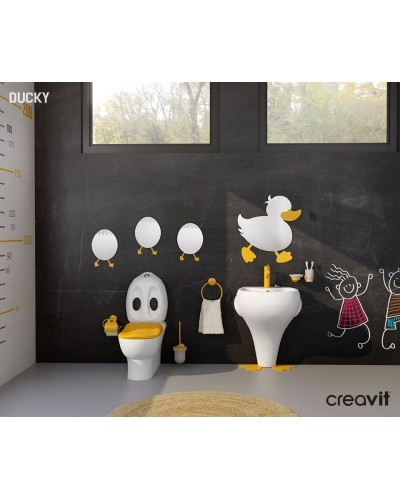 Зеркало Creavit Ducky DC30035-B детское Желтое