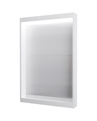 Зеркало 1MarKa Aris 60 У83226 с подсветкой Белое глянцевое