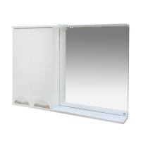 Куба- 120 Зеркало-шкаф(свет) лев.