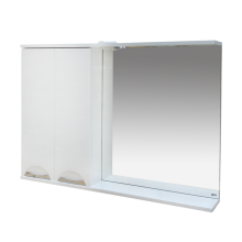 Куба- 120 Зеркало-шкаф(свет) лев.