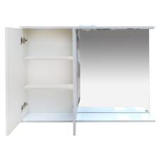 Куба- 120 Зеркало-шкаф(свет) лев.