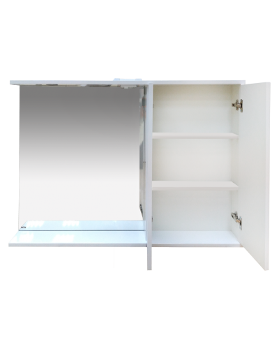 Куба- 120 Зеркало-шкаф(свет) прав.