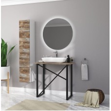 Зеркало Marka One Aurora 80 У85578 с подсветкой Холодный свет 300 LED