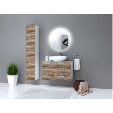 Зеркало Marka One Aurora 80 У85578 с подсветкой Холодный свет 300 LED