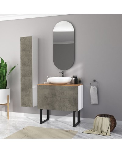 Зеркало Marka One Lola 50 У85580 с подсветкой Холодный свет 300 LED