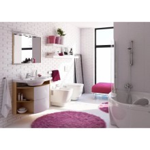 Зеркало с подсветкой береза/белый 78х68 см Ravak Rosa M 780 R X000000161