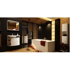 Зеркало с подсветкой белый глянец 78х68 см Ravak Rosa M 780 R X000000332