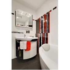 Зеркало с подсветкой strip onyx/белый 78х68 см Ravak Rosa M 780 R X000000315