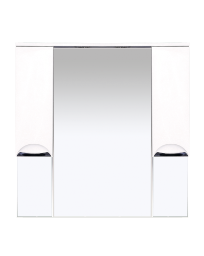 Орхидея -105 Зеркало - шкаф (свет) белая эмаль