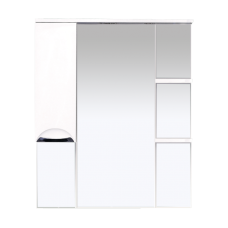 Орхидея - 85 Зеркало - шкаф прав. (свет) белая эмаль