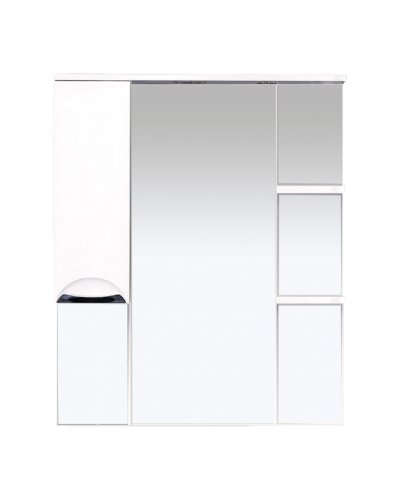 Орхидея - 85 Зеркало - шкаф прав. (свет) белая эмаль