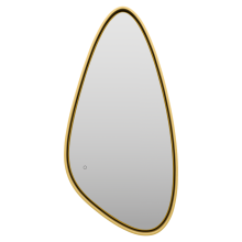 VENUS - Зеркало 600х1200 капля Varket (золото янтарь) нейтр.св. сенсор на зеркале