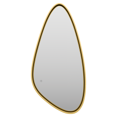 VENUS - Зеркало 600х1200 капля Varket (золото янтарь) нейтр.св. сенсор на зеркале