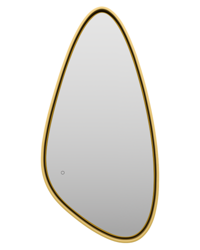 VENUS - Зеркало 600х1200 капля Varket (золото янтарь) нейтр.св. сенсор на зеркале