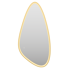 VENUS - Зеркало 600х1200 капля Varket (золото янтарь) нейтр.св. сенсор на зеркале