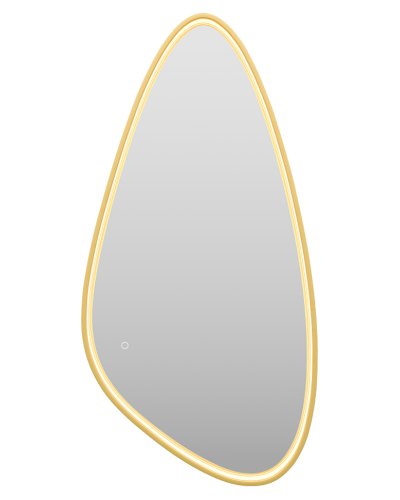 VENUS - Зеркало 600х1200 капля Varket (золото янтарь) нейтр.св. сенсор на зеркале