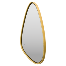 VENUS - Зеркало 600х1200 капля Varket (золото янтарь) нейтр.св. сенсор на зеркале