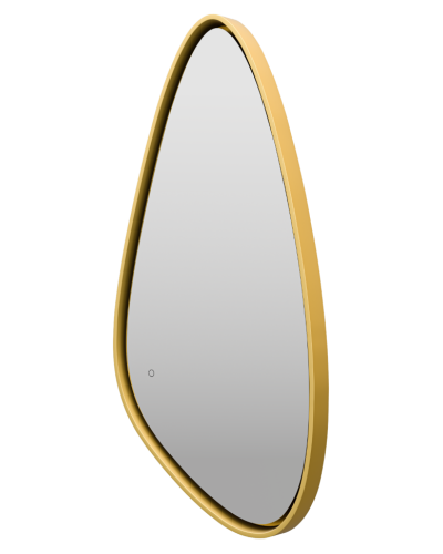 VENUS - Зеркало 600х1200 капля Varket (золото янтарь) нейтр.св. сенсор на зеркале