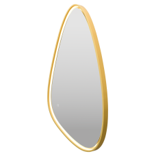 VENUS - Зеркало 600х1200 капля Varket (золото янтарь) нейтр.св. сенсор на зеркале
