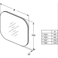 Зеркало 80х70 Ideal Standard SoftMood T7826BH