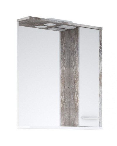 Зеркало со шкафом Corozo Лорена 65 SD-00000294 с подсветкой Антик Белое