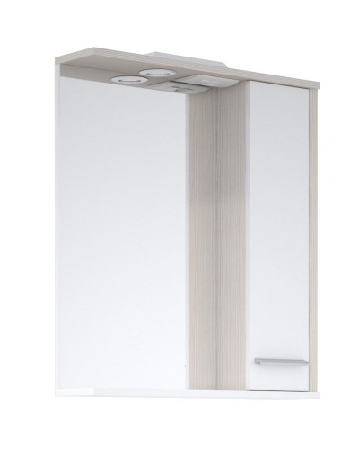 Зеркало со шкафом Corozo Лорена 75 SD-00000297 с подсветкой Лайн Белое