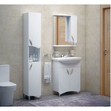 Зеркало со шкафом Corozo Кентис 60 SD-00000288 с подсветкой Белое