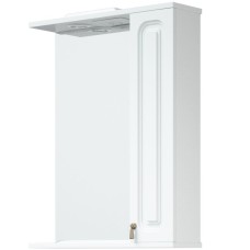 Зеркало со шкафом Corozo Элегия ретро 60 SD-00000006 с подсветкой Белое