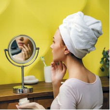 Косметическое зеркало WasserKRAFT K-1005 с подсветкой с увеличением Хром